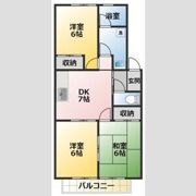 サニーコート今川 B棟(V)の間取り画像