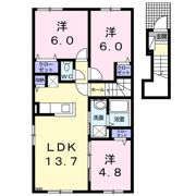 ルミウスDの間取り画像