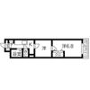 ヒルズ辨天の間取り画像