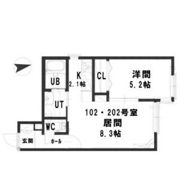 パストラーレ栄通10の間取り画像