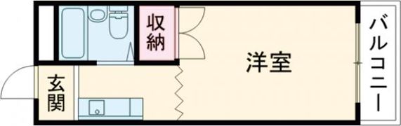 フラッツ下狛の間取り画像