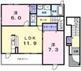 メゾンミッテ2番館の間取り画像