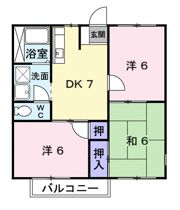ニューシティーサンヒルズBの間取り画像