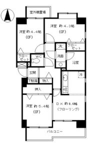 セリオ五番館の間取り画像