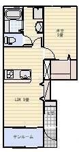 LOTUS八幡の間取り画像