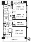 中村橋パークホームズオーチャードコートの間取り画像