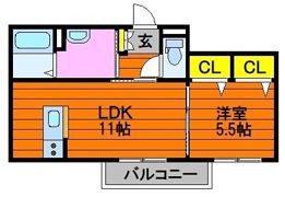 コンフォートの間取り画像