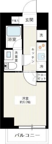 SQUARE CITY TSURUMI RIVERSIDEの間取り画像