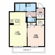 MAST TOWN 戸崎 Wの間取り画像