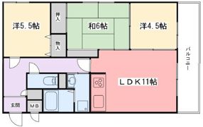 インタービレッジ太子東の間取り画像
