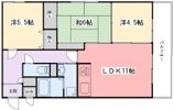 インタービレッジ太子東の間取り画像