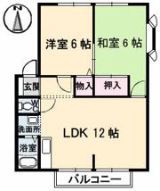 グリーンヒルズ太田 C棟の間取り画像