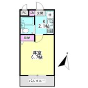 エルマーノ堀之内の間取り画像