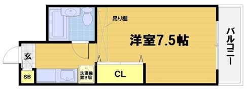 ヤングヴィレッジ嵯峨の間取り画像