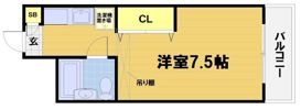 ヤングヴィレッジ嵯峨の間取り画像
