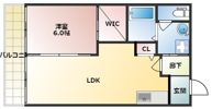 フォンティーヌⅡ Bの間取り画像