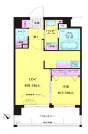 エフ・パルク高宮の間取り画像
