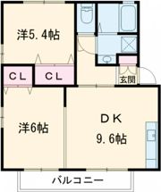 グランデール太賀の間取り画像