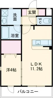 ノースタツノⅡの間取り画像