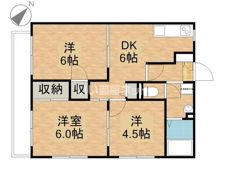 緑山ハイツAの間取り画像