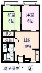 エトアール蔵王の間取り画像