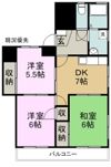 ヴィルヌーヴ高瀬の間取り画像