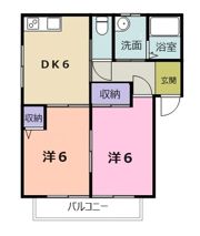メゾンシーサイドの間取り画像