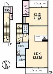 シャーメゾンクオレールの間取り画像
