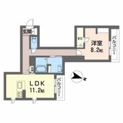 ベレオRianⅡの間取り画像