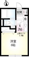 ヴェラハイツ磯子壱番館の間取り画像