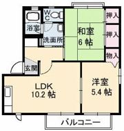 グリーンヴィレッジ B棟の間取り画像