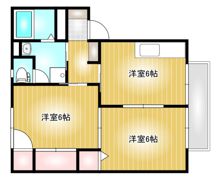 サンライズWの間取り画像
