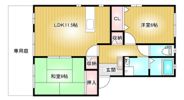 フォブール緑丘 Aの間取り画像