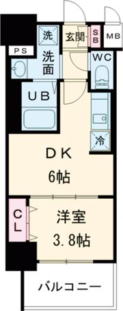 プレリス丸の内オーレルの間取り画像
