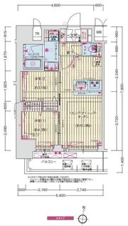 プレリス大阪今里サヴィアの間取り画像