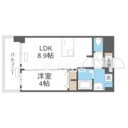 プレリス北巽駅前ラバルスの間取り画像