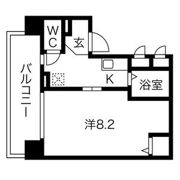 ヒルズ花の木の間取り画像
