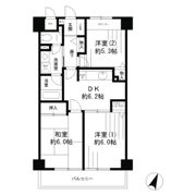 パークヒルズ鷺沼弐番館の間取り画像