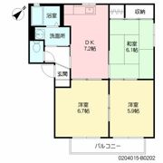 バリュージュ協和 B棟の間取り画像