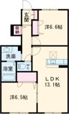 シャーメゾン黒石 A棟の間取り画像