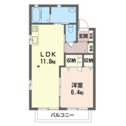 第IIIムツミハイツの間取り画像