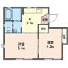 エクセル西ケ岡 Bの間取り画像