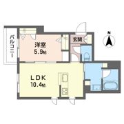 シャーメゾン小杉の間取り画像