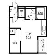 Jack shinhamaⅠの間取り画像