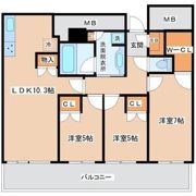 パークハウス仙台五橋タワーの間取り画像