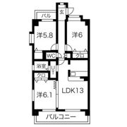レジオンドヌールの間取り画像