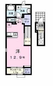 （仮）観音寺新町2丁目アパートの間取り画像