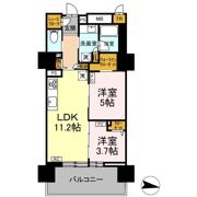 イニシアグラン札幌イースト 1004号室の間取り画像