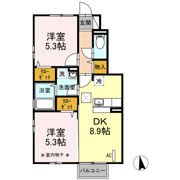 ウィル Cの間取り画像