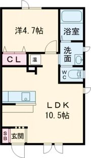 Eノースの間取り画像